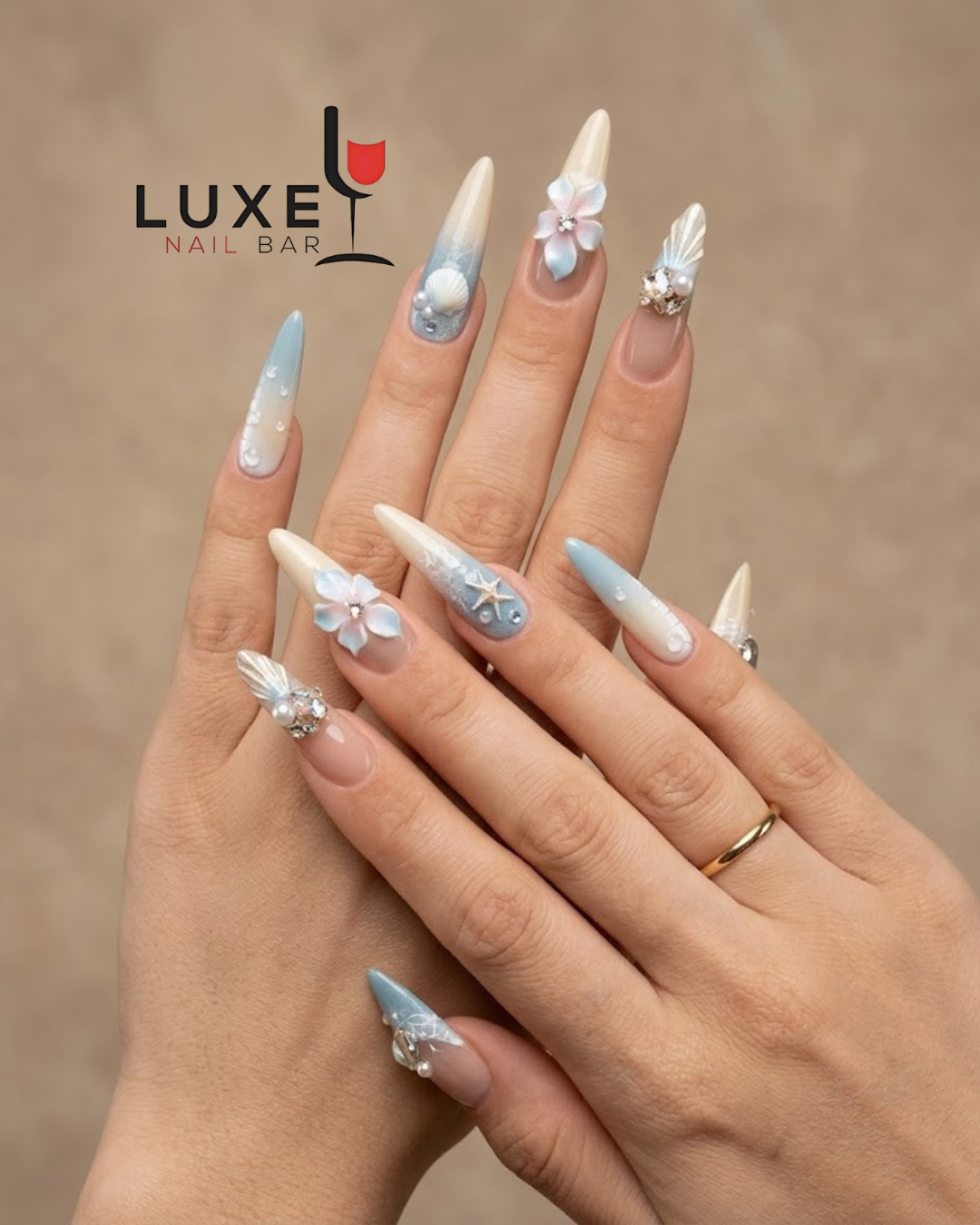 Luxe Nail Bar logo